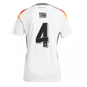 Fotbalové Dres Německo Jonathan Tah #4 Domácí Oblečení ME 2024 Krátký Rukáv